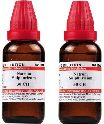 Dr.Willmar Schwabe India Natrum Sulphuricum 30CH Liquid(2 x 30 ml)