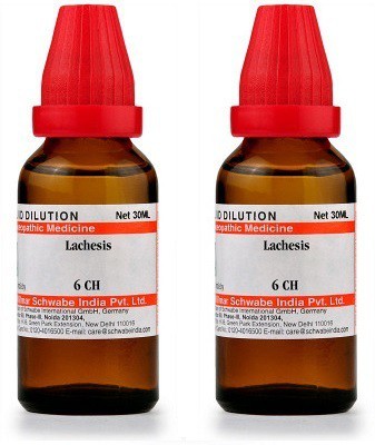 Dr.Willmar Schwabe India Lachesis 6CH Liquid(2 x 30 ml)