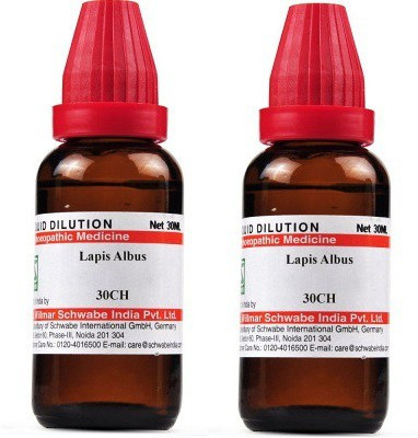 Dr.Willmar Schwabe India Lapis Albus 30CH Liquid(2 x 30 ml)