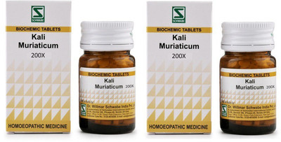 Dr.Willmar Schwabe India Kali Muriaticum 200X Tablets(2 x 20 g)