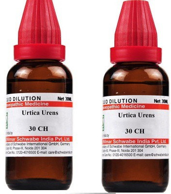 Dr.Willmar Schwabe India Urtica Urens 30CH Liquid(2 x 30 ml)