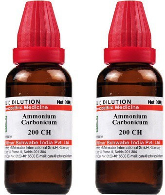Dr.Willmar Schwabe India Ammonium Carbonicum 200CH Liquid(2 x 30 ml)