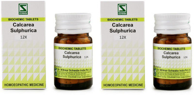 Dr.Willmar Schwabe India Calcarea Sulphurica 12X Tablets(2 x 20 g)