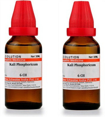 Dr.Willmar Schwabe India Kali Phosphoricum 6CH Liquid(2 x 30 ml)