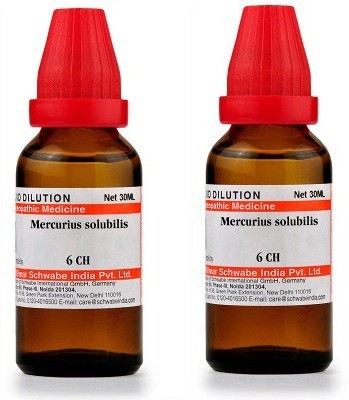 Dr.Willmar Schwabe India Mercurius Solubilis 6CH Liquid(2 x 30 ml)