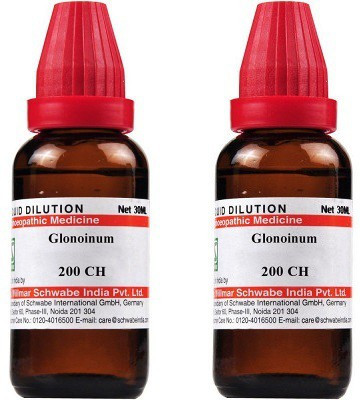 Dr.Willmar Schwabe India Glonoinum 200CH Liquid(2 x 30 ml)