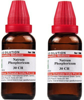 Dr.Willmar Schwabe India Natrum Phosphoricum 30CH Liquid(2 x 30 ml)