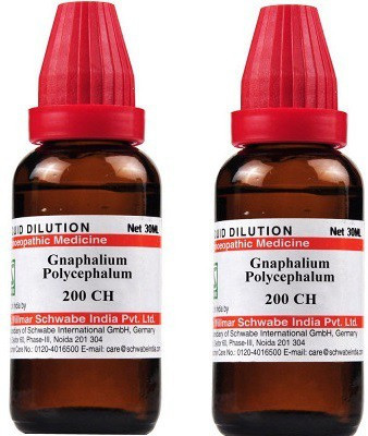 Dr.Willmar Schwabe India Gnaphalium Polycephalum 200CH Liquid(2 x 30 ml)