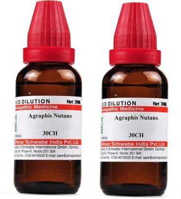 Dr.Willmar Schwabe India Agraphis Nutans 30CH Liquid(2 x 30 ml)