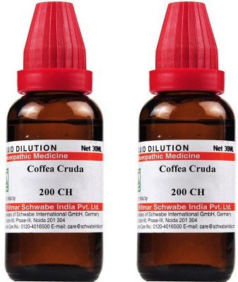 Dr.Willmar Schwabe India Coffea Cruda 200CH Liquid(2 x 30 ml)
