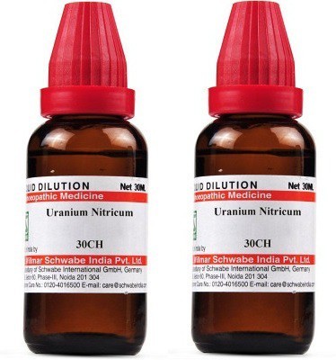 Dr.Willmar Schwabe India Uranium Nitricum 30CH Liquid(2 x 30 ml)