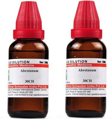 Dr.Willmar Schwabe India Abrotanum 30CH Liquid(2 x 30 ml)