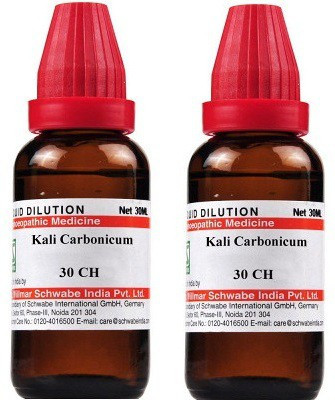 Dr.Willmar Schwabe India Kali Carbonicum 30CH Liquid(2 x 30 ml)