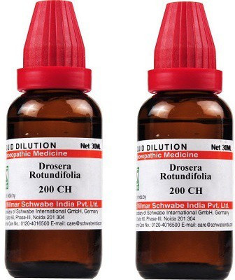 Dr.Willmar Schwabe India Drosera Rotundifolia 200CH Liquid(2 x 30 ml)