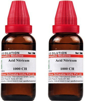 Dr.Willmar Schwabe India Acid Nitricum 1000 CH Liquid(2 x 30 ml)