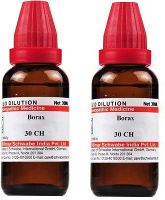 Dr.Willmar Schwabe India Borax 30CH Liquid(2 x 30 ml)