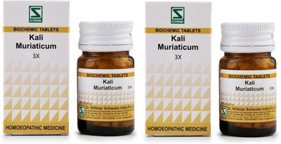 Dr.Willmar Schwabe India Kali Muriaticum 3X Tablets(2 x 20 g)