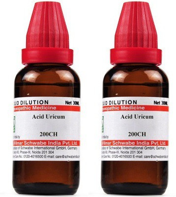 Dr.Willmar Schwabe India Acidum Uricum 200CH Liquid(2 x 30 ml)