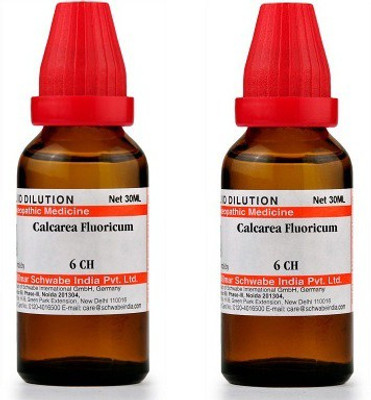 Dr.Willmar Schwabe India Calcarea Fluoricum 6CH Liquid(2 x 30 ml)