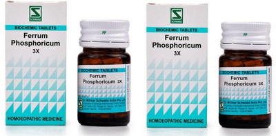 Dr.Willmar Schwabe India Ferrum Phosphoricum 3X Tablets(2 x 20 g)