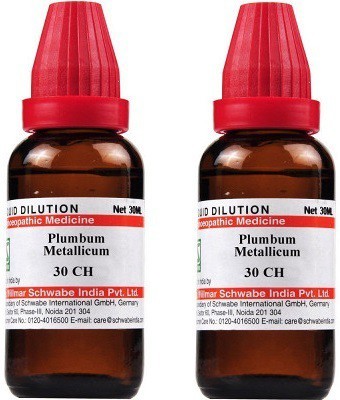 Dr.Willmar Schwabe India Plumbum Metallicum 30CH Liquid(2 x 30 ml)