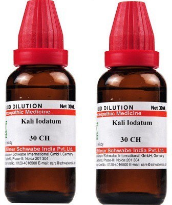 Dr.Willmar Schwabe India Kali Iodatum 30CH Liquid(2 x 30 ml)