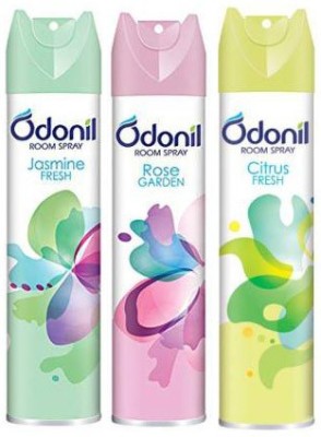 Odonil Rose, Jasmine, citrus Spray(3 x 90 ml)