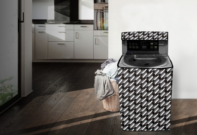 The Furnishing Tree Top Loading Washing Machine  Cover(Width: 53 cm, Black)