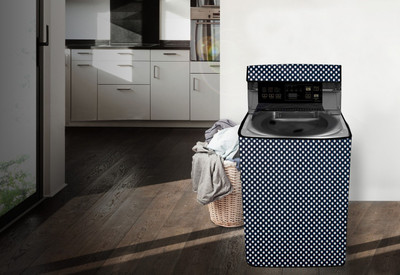 The Furnishing Tree Top Loading Washing Machine  Cover(Width: 56 cm, Navy Blue)