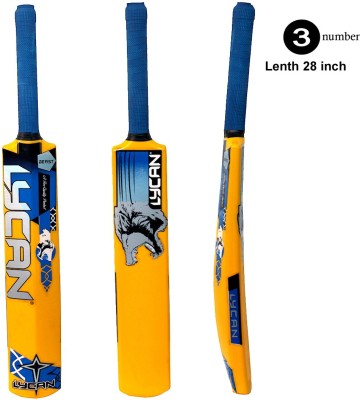 LYCAN Size 3 number / Age Group 7-8 Years Kids Cricket bat PVC/Plastic Cricket  Bat(500 g)