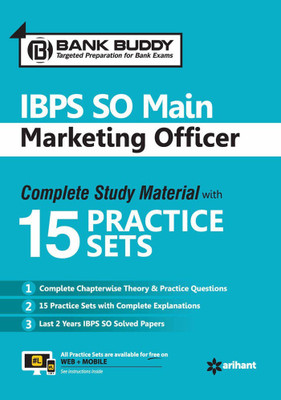 15 Practice Sets Ibps So Main Marketing Officer(English, Paperback, unknown)