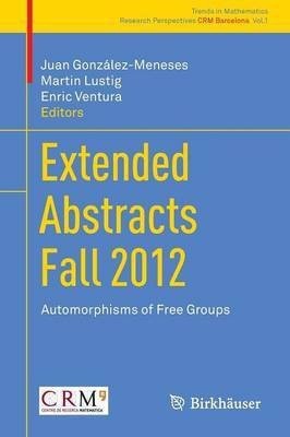 Extended Abstracts Fall 2012(English, Paperback, unknown)