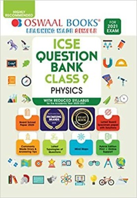 Oswaal ICSE Question Banks Class 9 Physics (Reduced Syllabus) (For 2021 Exam)(Paperback, Oswaal Editorial Board)