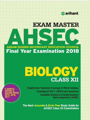 Exam Masterahsec Biology Class 12th  - Includes 5 Sample Papers & Solved Papers 2015,2016,2017(English, Paperback, unknown)
