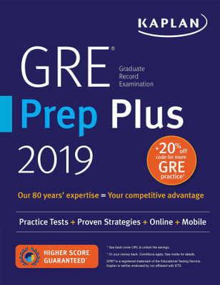 GRE Prep Plus 2019  - Practice Tests + Proven Strategies + Online + Mobile(English, Paperback, unknown)