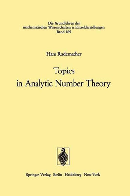 Topics in Analytic Number Theory(English, Paperback, Rademacher Hans)