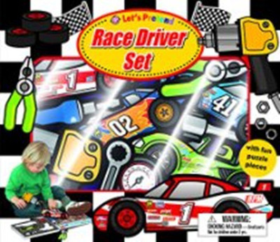 Let's Pretend Race Driver Set(English, Board book, Priddy Roger)