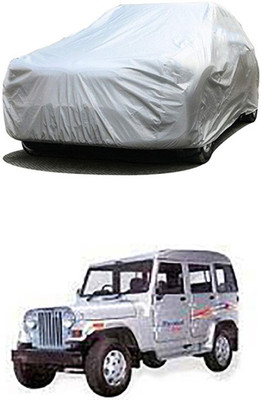 ZTech Car Cover For Mahindra Marshal (Without Mirror Pockets)(Silver)