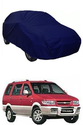 ZTech Car Cover For Chevrolet Tavera (Without Mirror Pockets)(Blue)