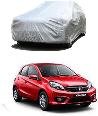 ZTech Car Cover For Honda Brio (Without Mirror Pockets)(Silver)