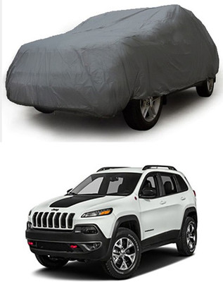 ZTech Car Cover For Jeep Universal For Car (Without Mirror Pockets)(Grey)