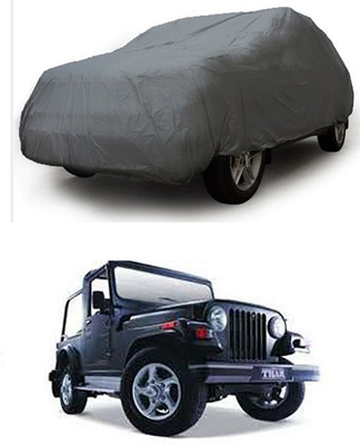 ZTech Car Cover For Mahindra Thar (Without Mirror Pockets)(Grey)