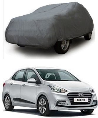 Wild Panther Car Cover For Hyundai Xcent (Without Mirror Pockets)(Grey)