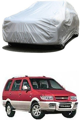 ZTech Car Cover For Chevrolet Tavera (Without Mirror Pockets)(Silver)