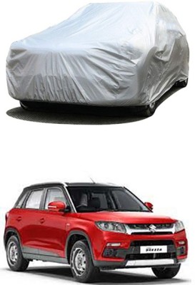 ZTech Car Cover For Maruti Suzuki Vitara Brezza (Without Mirror Pockets)(Silver)