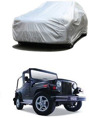 ZTech Car Cover For Mahindra Thar (Without Mirror Pockets)(Silver)