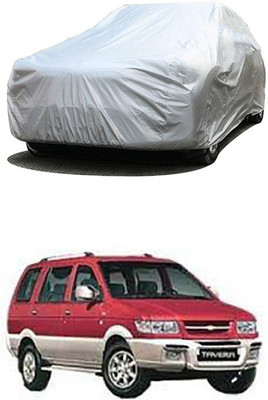 ZTech Car Cover For Chevrolet Tavera (Without Mirror Pockets)(Silver)