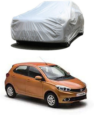 ZTech Car Cover For Tata Tiago (Without Mirror Pockets)(Silver)