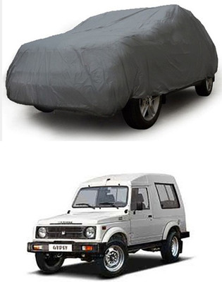 ZTech Car Cover For Maruti Suzuki Gypsy (Without Mirror Pockets)(Grey)