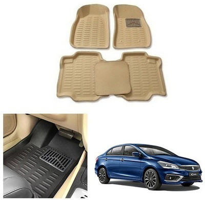 After cars Plastic 3D Mat For  Maruti Suzuki Ciaz(Beige)